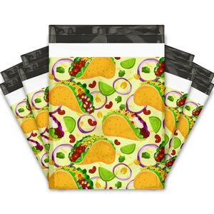🌮 25 Cinco de Mayo Taco Themed 10x13 Poly Mailers